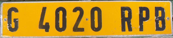 Former normal series (1976 - 1990), G = ca 1990, RPB = République Populaire du Bénin