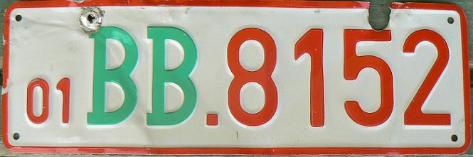 Current series (ca 1996 up), 01 = private car