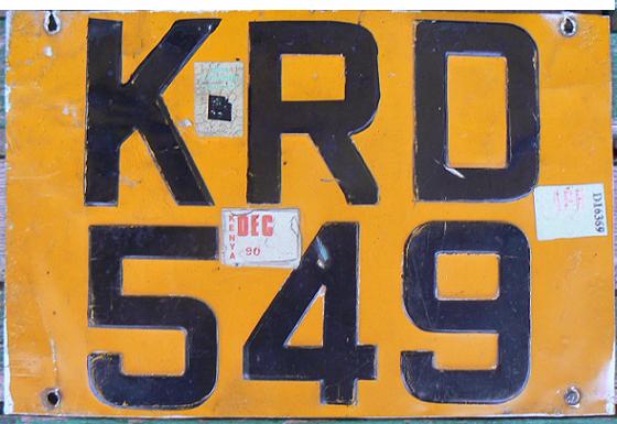 Former normal series (mid-1970s - 1989), KRD = serial (ca 1978 - 1980)