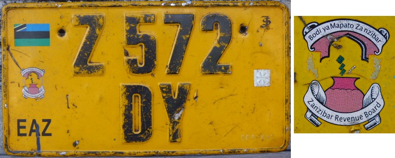 Current commercial series (2008 - ), letter Z and three numerals above or before two letters, all serial.