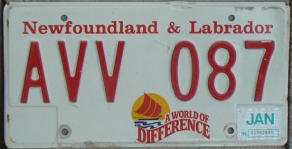 Former normal series (1992 - 2001), 1996 validation sticker