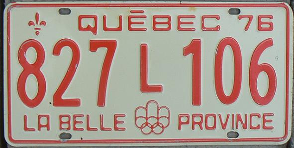 Old series (1972 - 1977), 1976 issue with Olympic rings, smaller serial letter in mid-registration from 1974