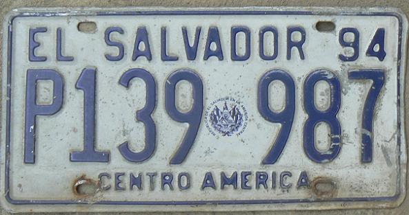 Former normal series (1994 - 2000), P = private vehicles