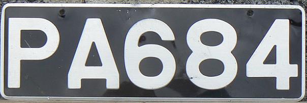 Current series (1979 up), P = private vehicles, A 1 - A 999 issued between May 1991 and August 1992