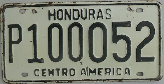 Old normal series (1973 - 1985, black on white 1973 - 1975), P = private vehicles