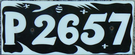 Former normal series (late 1960´s - 1997), P = Private vehicle