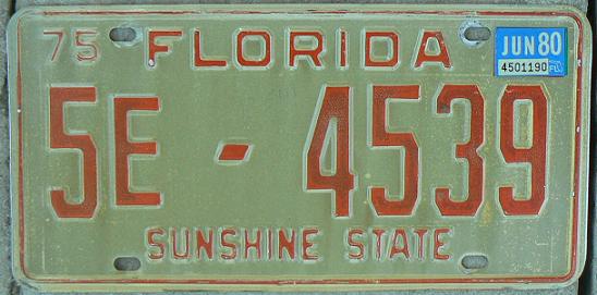 Old series (1939 - 1976), 1975 base, 5 = Polk county (Bartow)