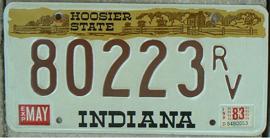 Old series (1982 - 1983), RV = recreational vehicle