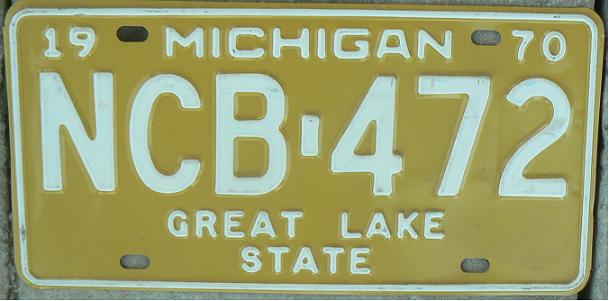 Old normal series (1968 - 1975), 1970 issue, MBL-NVM block = Wayne county (Detroit)