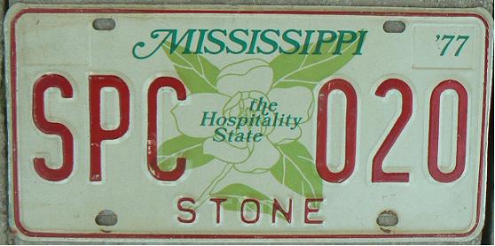 Old normal series (1977 - 1981), SPA-SRZ block: Stone county (Wiggins)