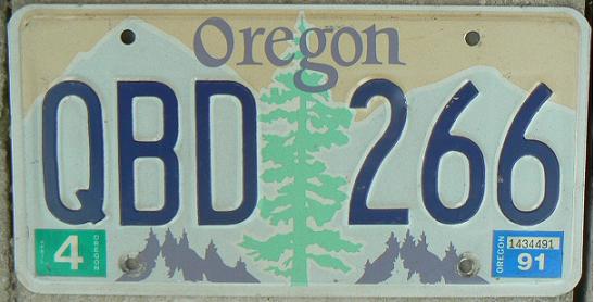 Current normal series (1988- ), original colours used since 1 July 1988 (from PDH 001) till 30 November 1989 