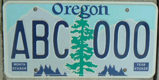 Current normal series (1988- ), sample plate, current colours (since 1 December 1989 from QNM 001), 3 letters-3 numerals until 2004