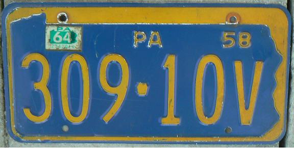 Old normal series (1958 - 1964), all serial, 58 = 1958 base plate