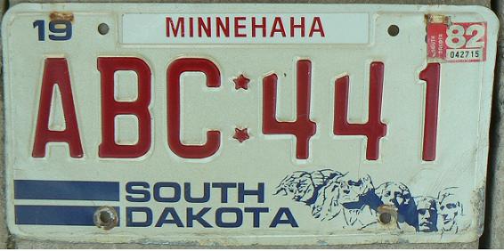 Old normal series (1981 - 1986), Minnehaha county (Sioux Falls)