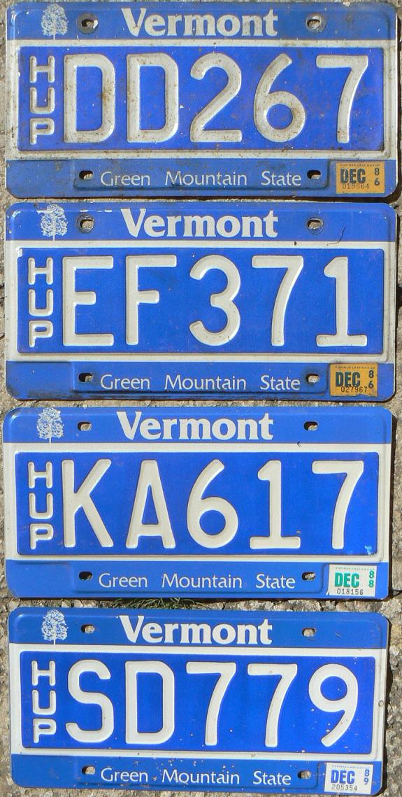 Current series (1985- ), HUP = fuel user, (highway use permit)