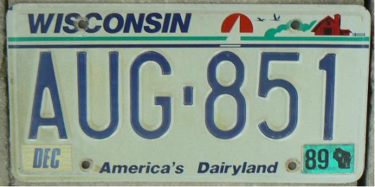 Former normal series (1986 - 1999), all serial, registration in blue in 1986-87 only (then changed to red)
