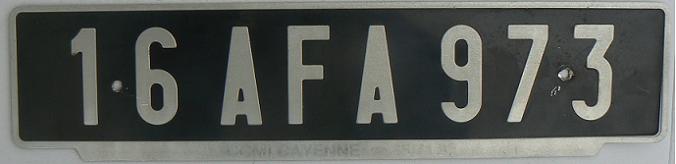 973 = Guyane - Française