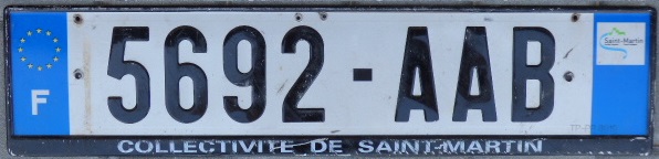 Saint Martin, current normal series (2010 up), all serial