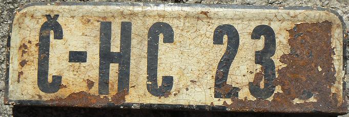 Old normal series (1946 - 1954), Č = Bohemia, HC = Hořice