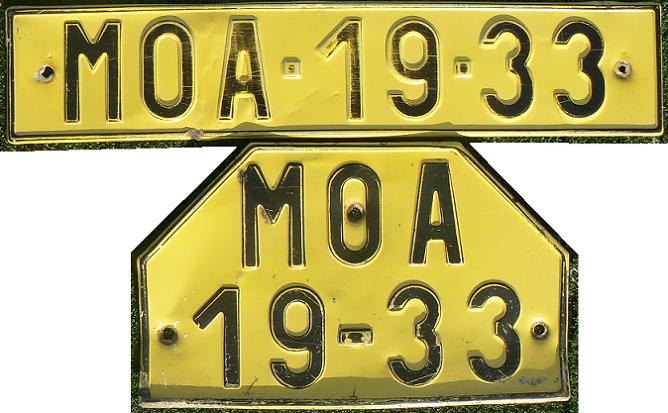 Former series (1960 - 1994), 1953 design, MO = Most