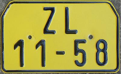 Former tractor series (1960 - 1994), ZL = Zlín (1990-), 1986 design