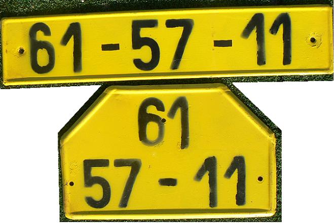 Old army series (1959 - 1978?), hand made (usual practise)