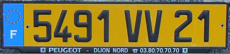 21 = Côte d'Or (Dijon), Bourgogne, 2000