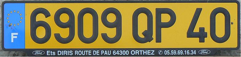 40 = Landes (Mont-de-Marsan), Aquitaine, 2001