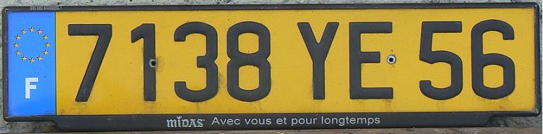 56 = Morbihan (Vannes), Bretagne, 2006
