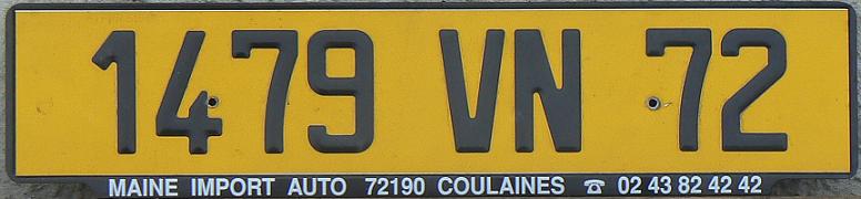 72 = Sarthe (Le Mans), Pays de la Loire, 1998