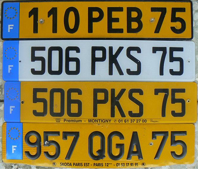 75 = Paris, Île-de-France, 2002 (PEB), 2003 (PKS), 2005 (QGA)