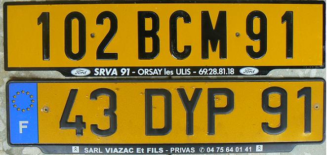 91 = Essonne (Évry), Île-de-France, 1993 (BCM), 2005 (DYP)
