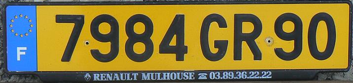 90 = Territoire-de-Belfort (Belfort), Franche - Comté, 2002