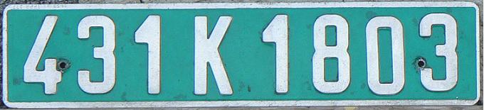 Current diplomatic series (1965 - ), 431 = European Nuclear Research Conference, K = Consular officials attached to Embassies and administrative and technical staff