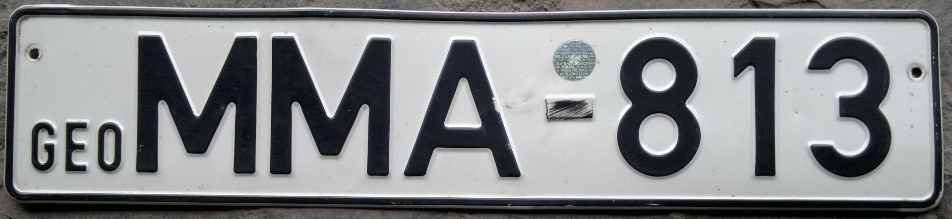 Current normal series (1993 - ), until 2010 letters GEO were used, since 2004 all serial, before 2004 - first letter denotes the district, M = Ozurget’i
