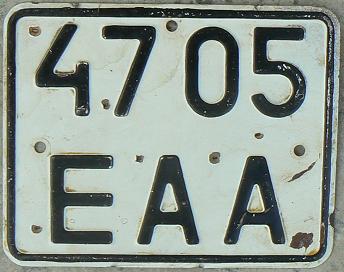 Final motorcycle series (1980 - 1991), EA = ESTONIA (Tallinn)