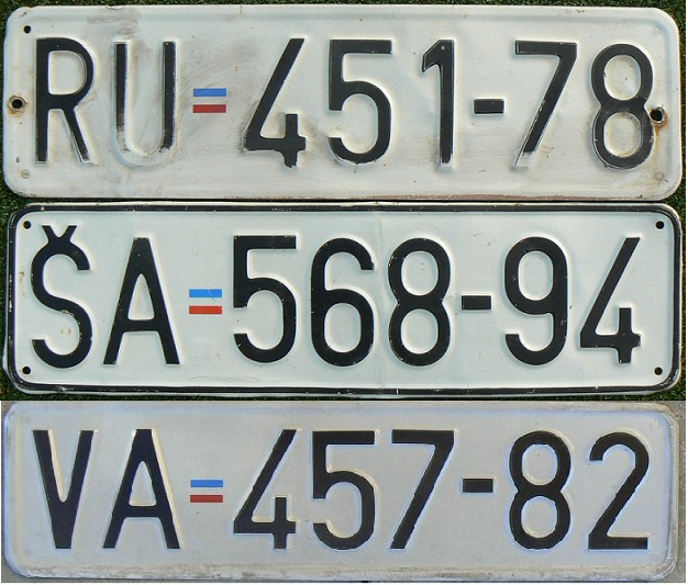 Former normal series (1998 - 2010),RU = Ruma (Vojvodina), ŠA = Šabac, VA = Valjevo