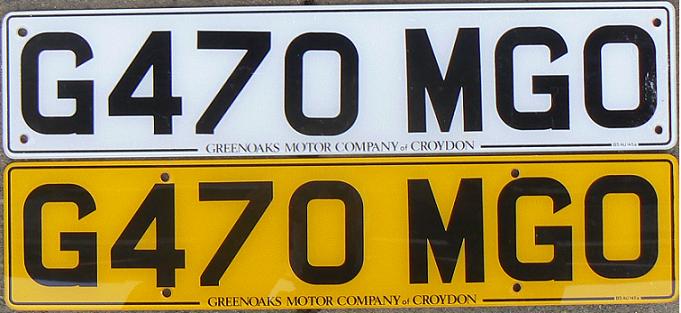 Former normal series (1983 - 2001), G (prefix) = registered in August 1989-July 1990, GO (2nd and 3rd suffix letter) = London, south-west