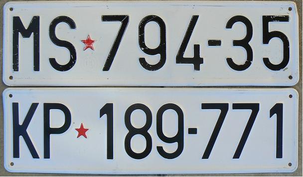 Final normal series (1961 - 1991-98), MS = Murska Sobota, KP = Koper, SLOVENIA