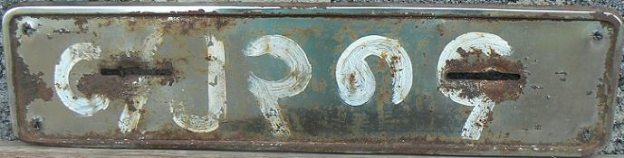 Current normal series (since 1970s), probably truck plate, owner provided, pre-1996, registration c / 2384