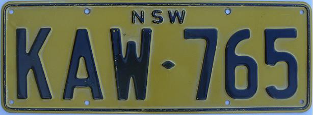 Former normal series (1951 - 1980), KAW issued in about 1979