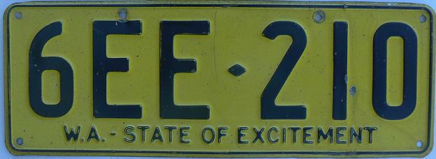 Former normal series (1978 - 1985), optional slogan, 6EE issued in 1979/80, Perth (centrally issued)