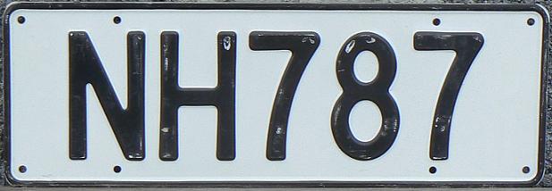 Former normal series (1986 - 2001), NH = serial, issued in about 1987/88