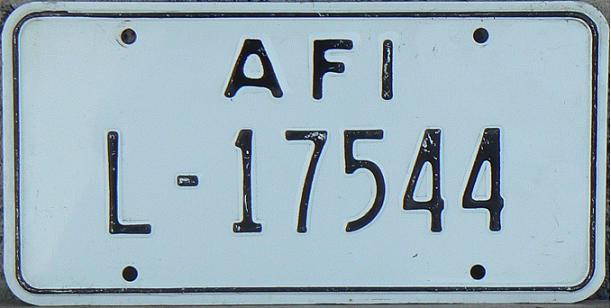 Current series (1968 - ), AFI = Allied Forces in Italy, L = Livorno base