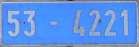 Current series (1950s - ), 3 (2nd numeral) = Landau-Pfalz base, until 1999